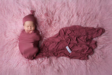 Load image into Gallery viewer, Newborn Swaddle Set - Raspberry