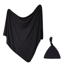 Load image into Gallery viewer, Newborn Swaddle Set -Black-ELIVIA & CO.