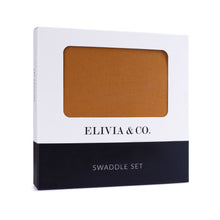 Load image into Gallery viewer, Newborn Swaddle Set - Copper-ELIVIA & CO.