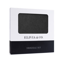 Load image into Gallery viewer, Newborn Swaddle Set - Heather Gray-ELIVIA & CO.