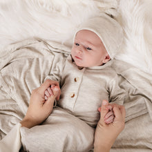 Load image into Gallery viewer, Newborn Swaddle Set - Ribbed Cloud Gray