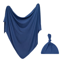 Load image into Gallery viewer, Newborn Swaddle Set - Indigo-ELIVIA & CO.