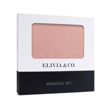 Load image into Gallery viewer, Newborn Swaddle Set - Ribbed Mauve