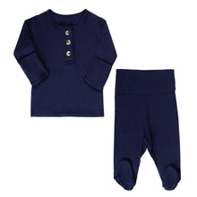 Load image into Gallery viewer, Top + Bottom - Navy-ELIVIA &amp; CO.

