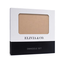 Load image into Gallery viewer, Newborn Swaddle Set - Taupe-ELIVIA & CO.