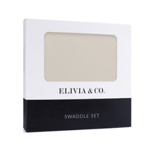 Load image into Gallery viewer, Newborn Swaddle Set - Ribbed Nude