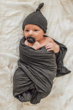 Load image into Gallery viewer, Newborn Swaddle Set - Heather Gray-ELIVIA & CO.