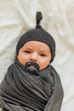 Load image into Gallery viewer, Newborn Swaddle Set - Heather Gray-ELIVIA & CO.
