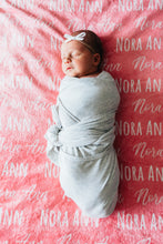 Load image into Gallery viewer, Newborn Swaddle Set - Ribbed Cloud Gray