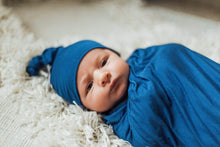 Load image into Gallery viewer, Newborn Swaddle Set - Indigo-ELIVIA & CO.