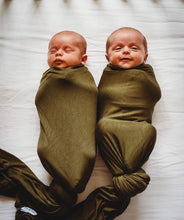 Load image into Gallery viewer, Newborn Swaddle Set - Olive-ELIVIA & CO.