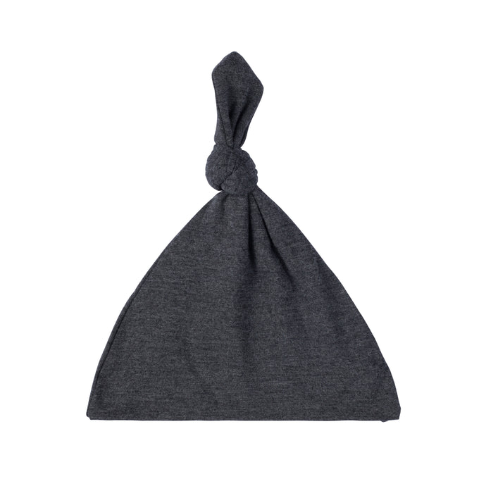 Knotted Hat - Heather Gray-ELIVIA & CO.