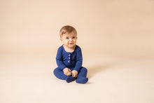 Load image into Gallery viewer, Ribbed Top + Bottom - Indigo
