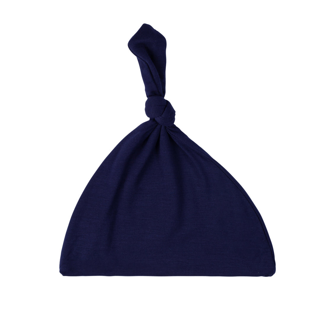 Knotted Hat - Navy-ELIVIA & CO.