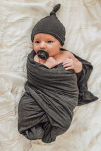 Load image into Gallery viewer, Newborn Swaddle Set - Heather Gray-ELIVIA &amp; CO.

