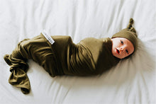 Load image into Gallery viewer, Newborn Swaddle Set - Olive-ELIVIA &amp; CO.
