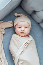 Load image into Gallery viewer, Newborn Swaddle Set - Taupe-ELIVIA &amp; CO.
